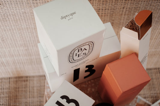 white and brown cardboard boxes